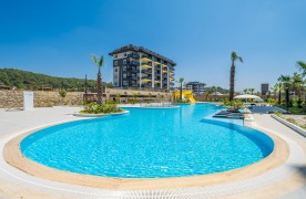 Panoramik Deniz Manzaralı 1+1 Daire, Olive Paradise, Avsalla