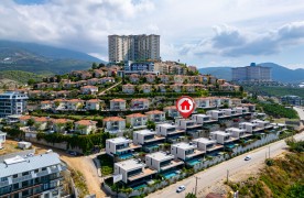 Alanya Kargıcak'ta Satılık Deniz Manzaralı Lüks 3+1 Villa