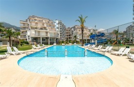 Alanya Cikcillide Satılık Eşyalı 2+1 Daire - Havuzlu Sitede